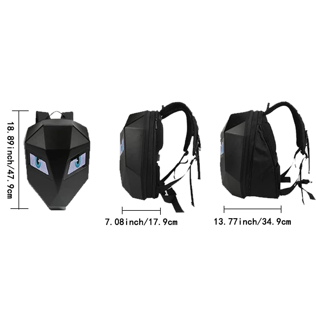Black LED Knight Backpack