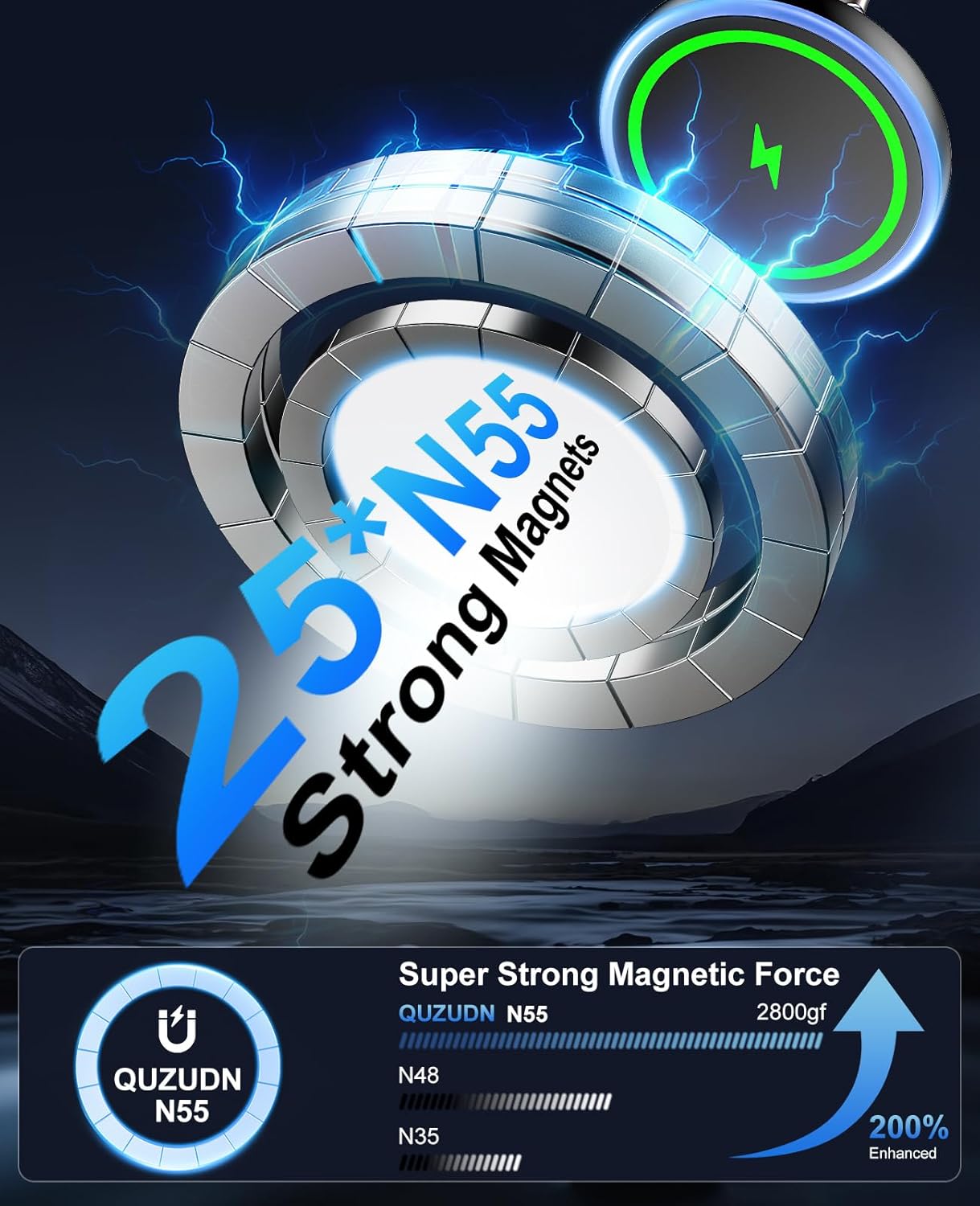 IPhone wireless car charger